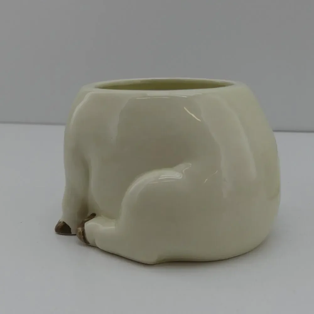 Lot of 2 Vintage Quon Quon Japan Ceramic Pig Sugar Bowl & Creamer Set